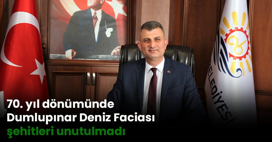 70. yıl dönümünde Dumlupınar Deniz Faciası şehitleri unutulmadı