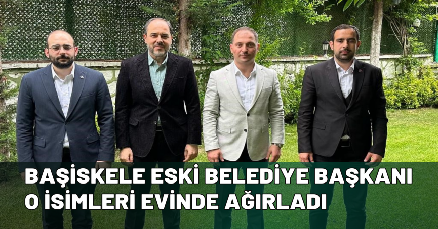 Başiskele eski belediye başkanı o isimleri evinde ağırladı