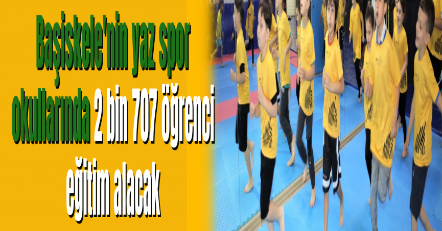 Başiskele'nin yaz spor okullarında 2 bin 707 öğrenci eğitim alacak