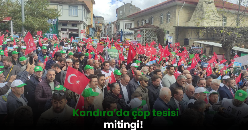 Kandıra'da çöp tesisi eylemi!