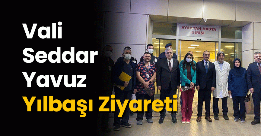 Vali Seddar Yavuz Yılbaşı Nöbetinde 