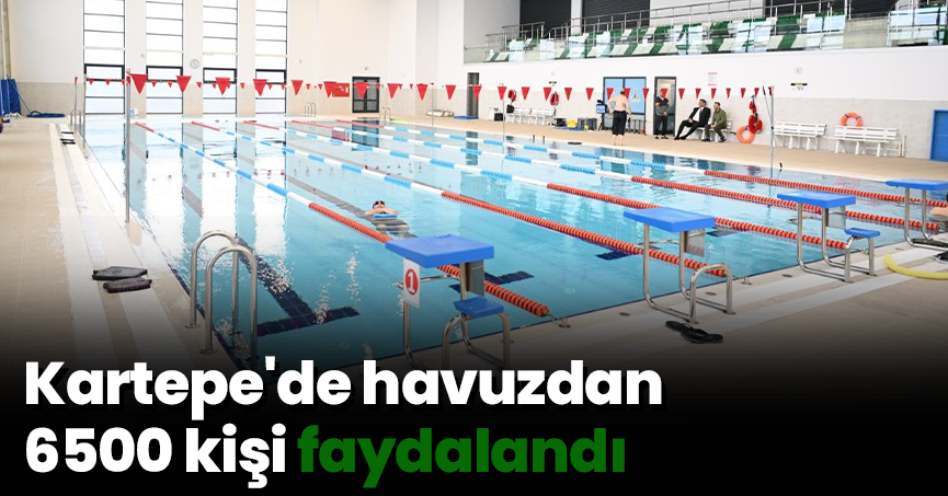 Kartepe'de havuzdan 6500 kişi faydalandı