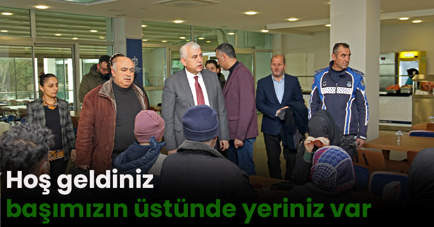 Hoş geldiniz, başımızın üstünde yeriniz var
