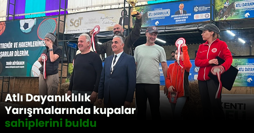 Atlı Dayanıklılık Yarışmalarında kupalar sahiplerini buldu