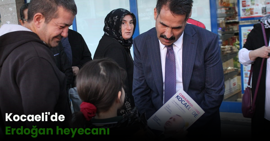 Kocaeli'de Erdoğan heyecanı