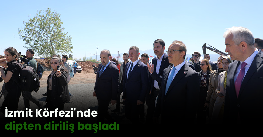 İzmit Körfezi'nde dipten diriliş başladı