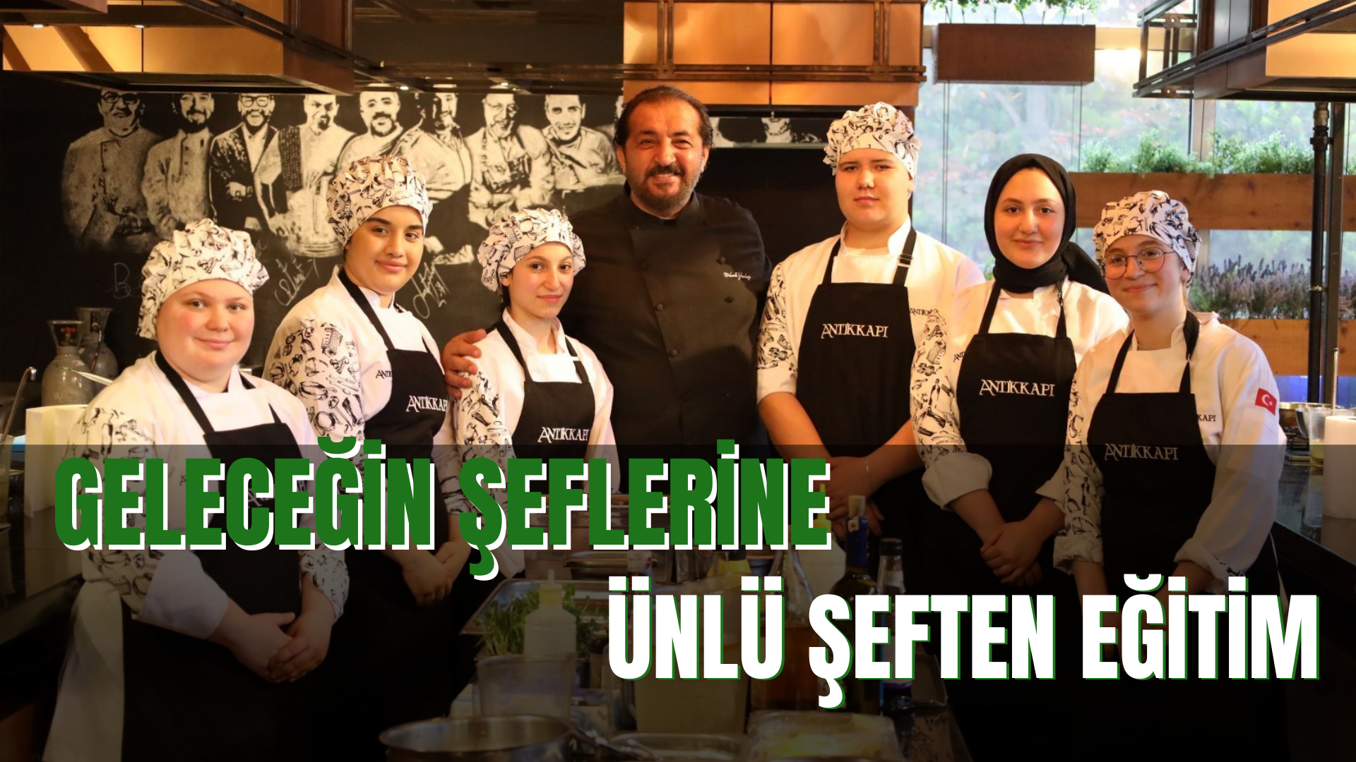 Geleceğin şeflerine ünlü şeften eğitim