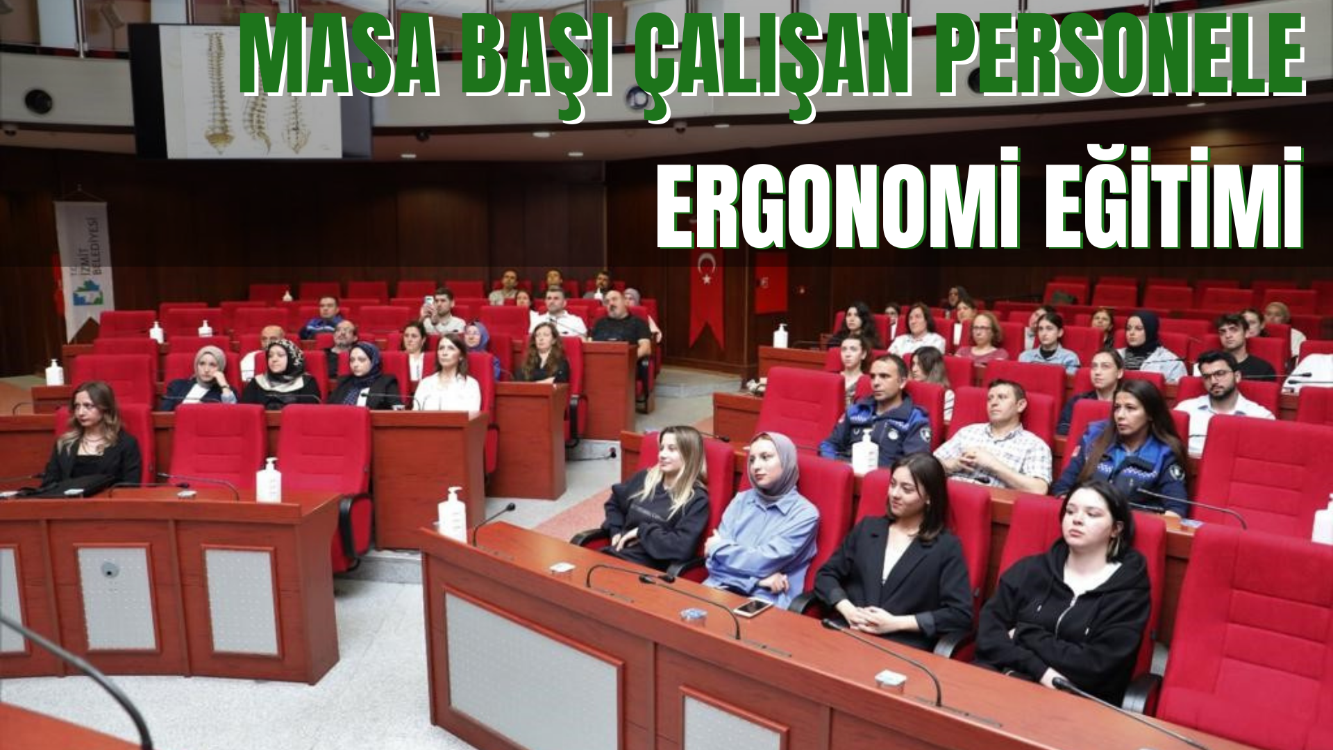 Masa başı çalışan personele ergonomi eğitimi