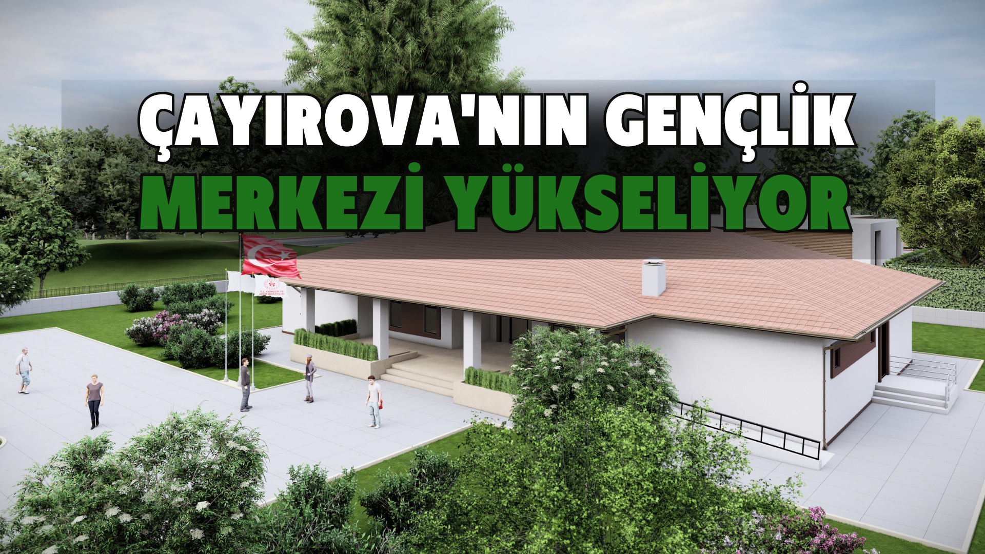 Çayırova'nın gençlik merkezi yükseliyor