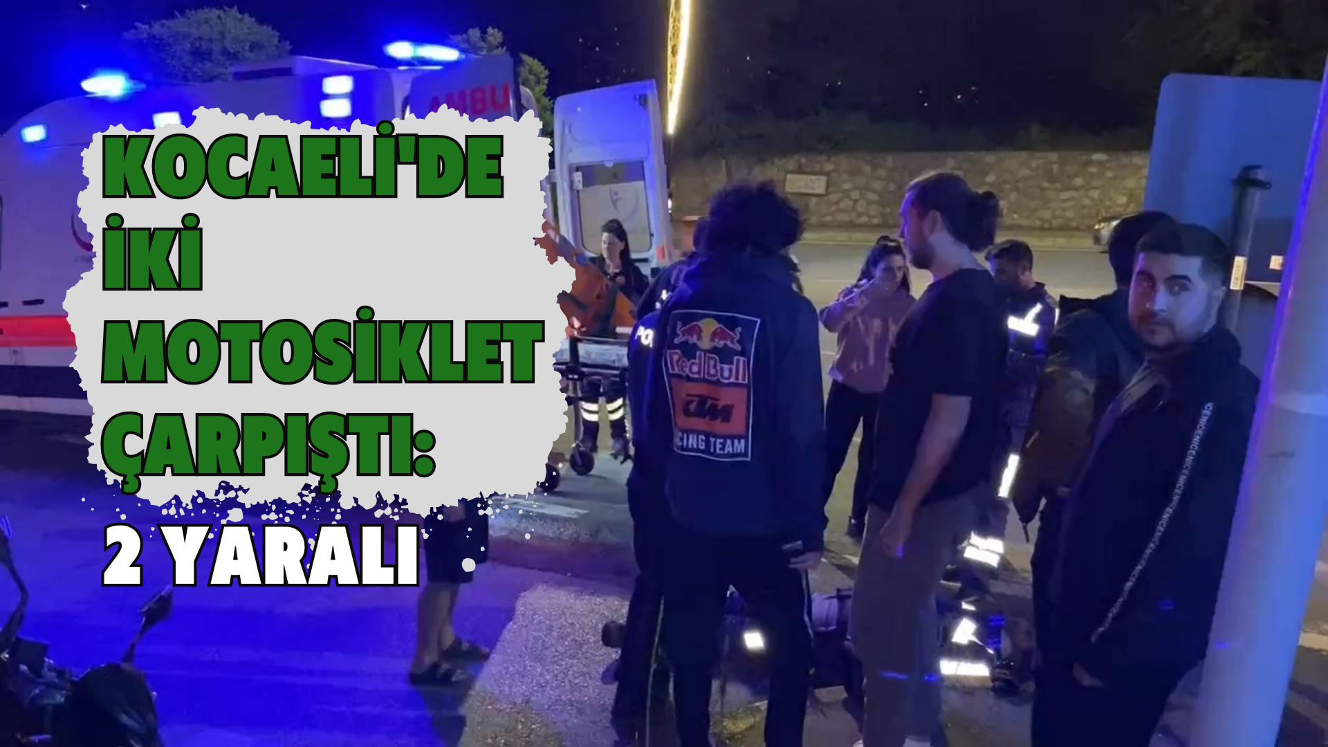 Kocaeli'de iki motosiklet çarpıştı: 2 yaralı