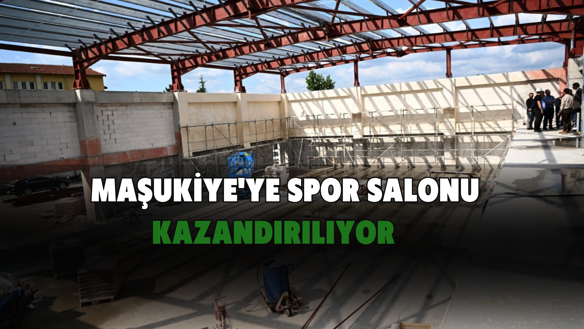 Maşukiye'ye spor salonu kazandırılıyor