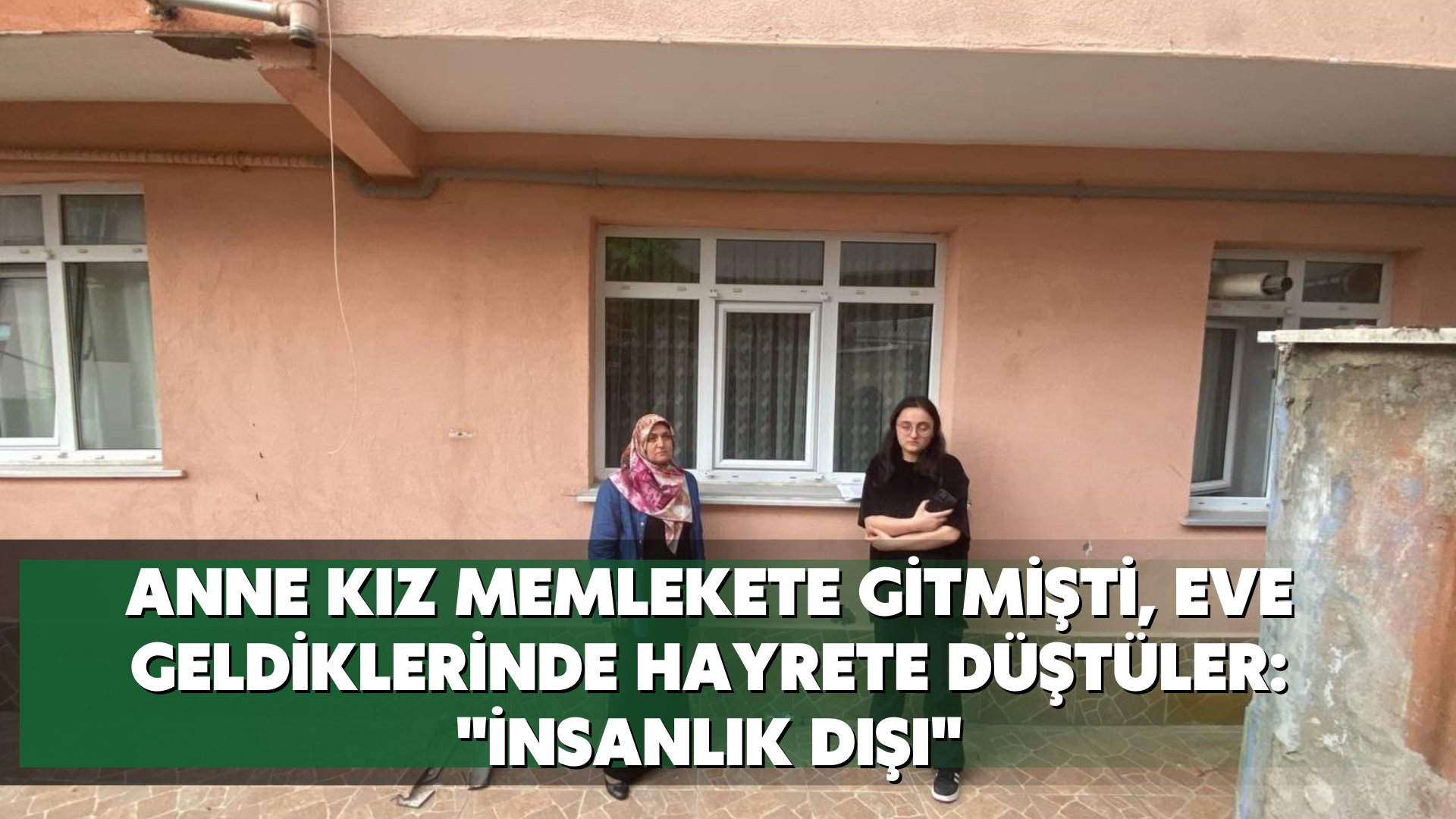 Anne kız memlekete gitmişti, eve geldiklerinde hayrete düştüler: 