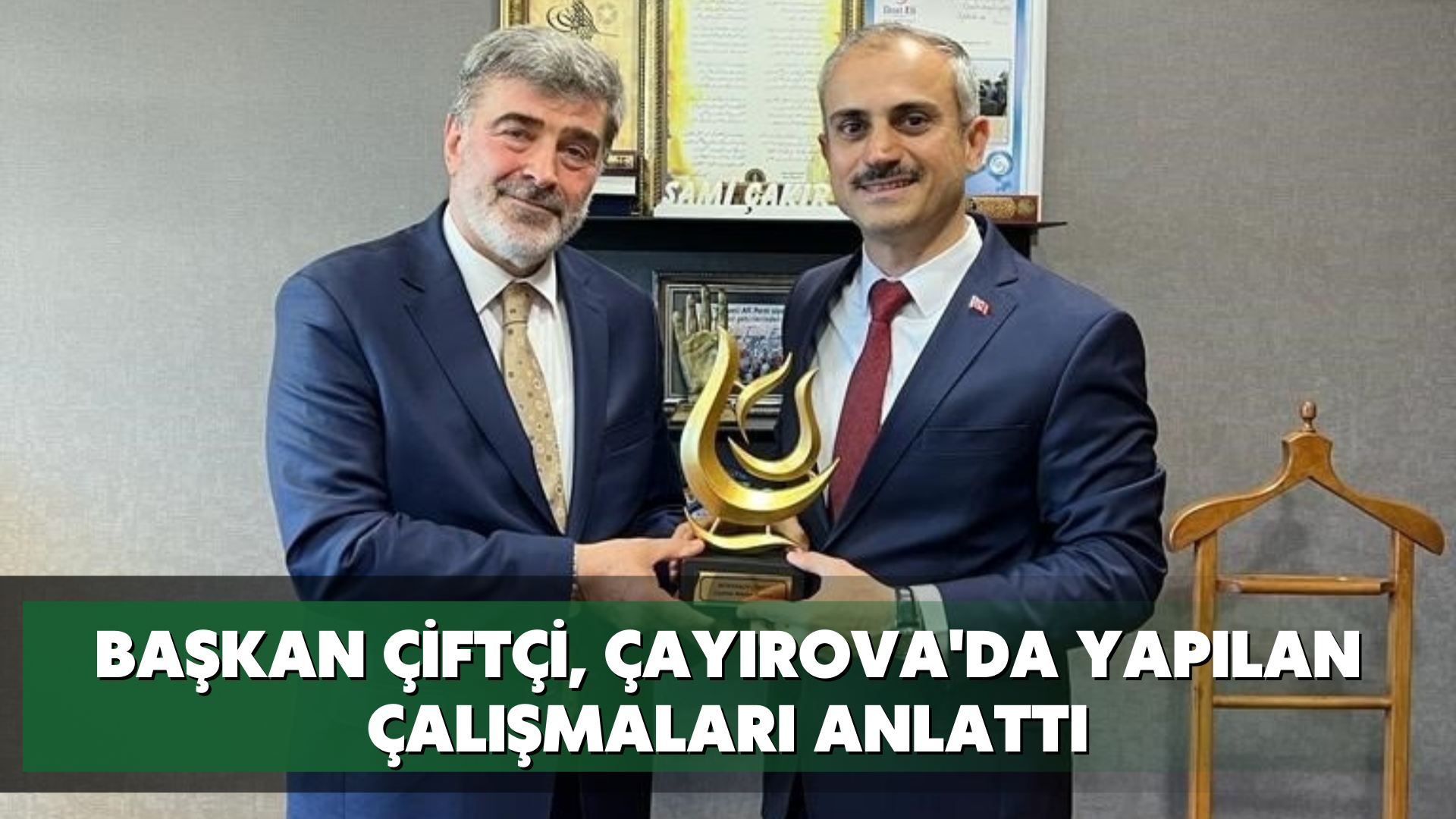 Başkan Çiftçi, Çayırova'da yapılan çalışmaları anlattı