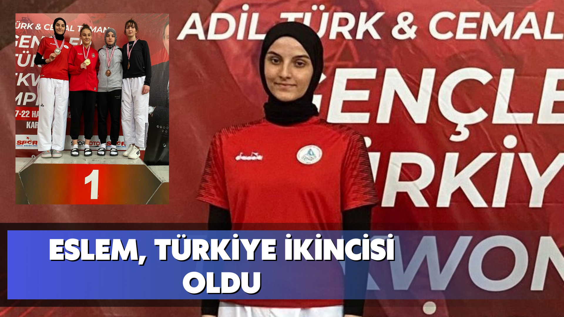 Eslem, Türkiye ikincisi oldu