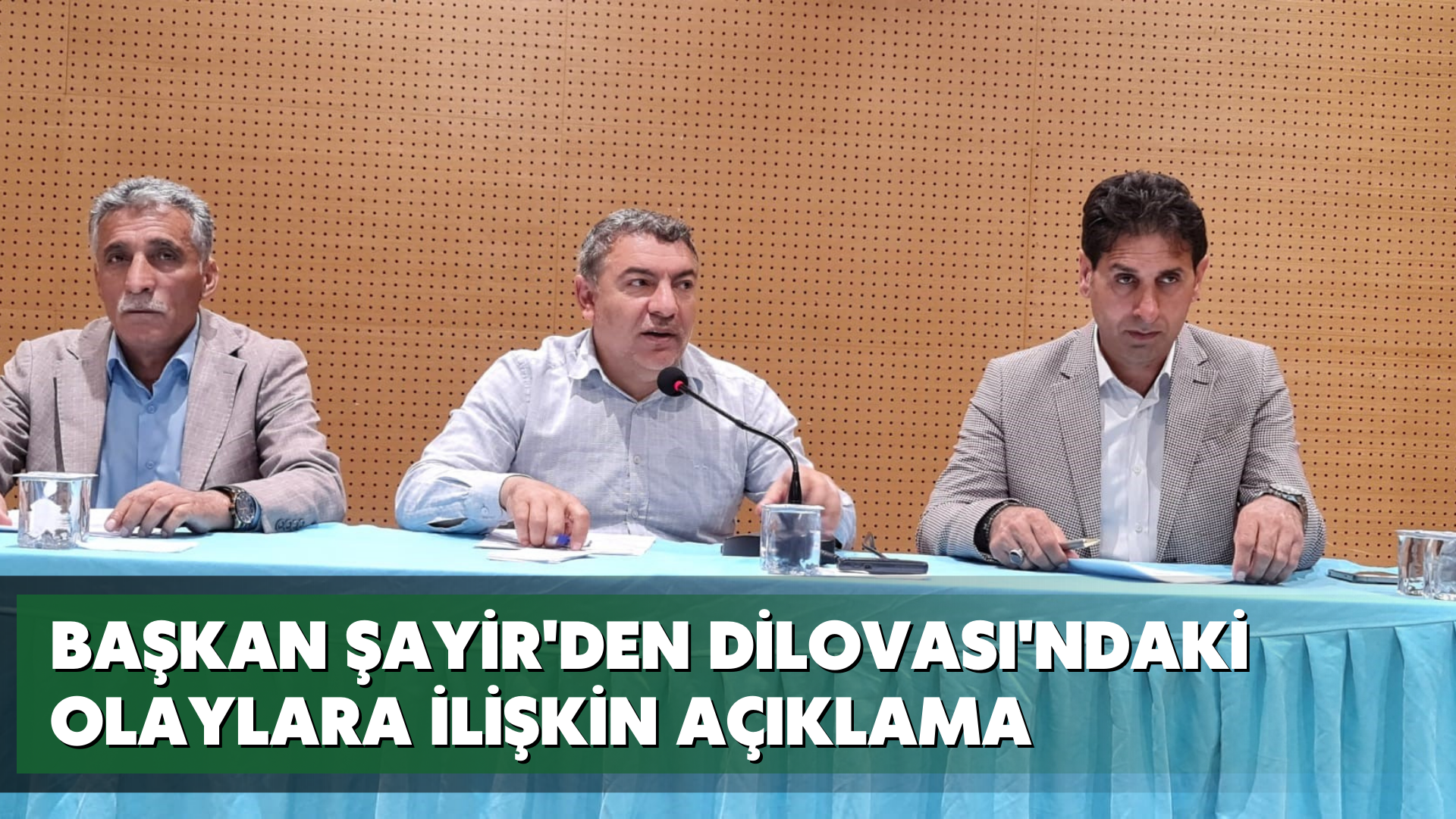 Başkan Şayir'den Dilovası'ndaki olaylara ilişkin açıklama