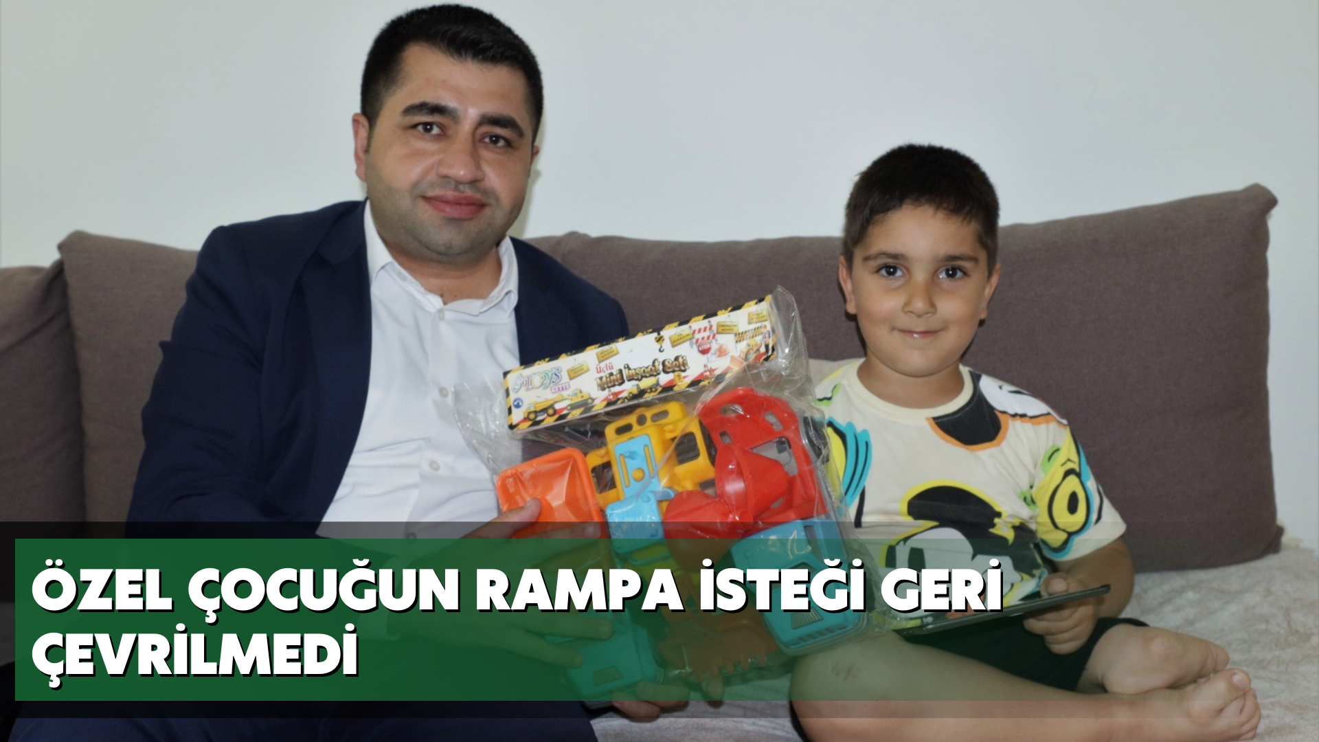 Özel çocuğun rampa isteği geri çevrilmedi