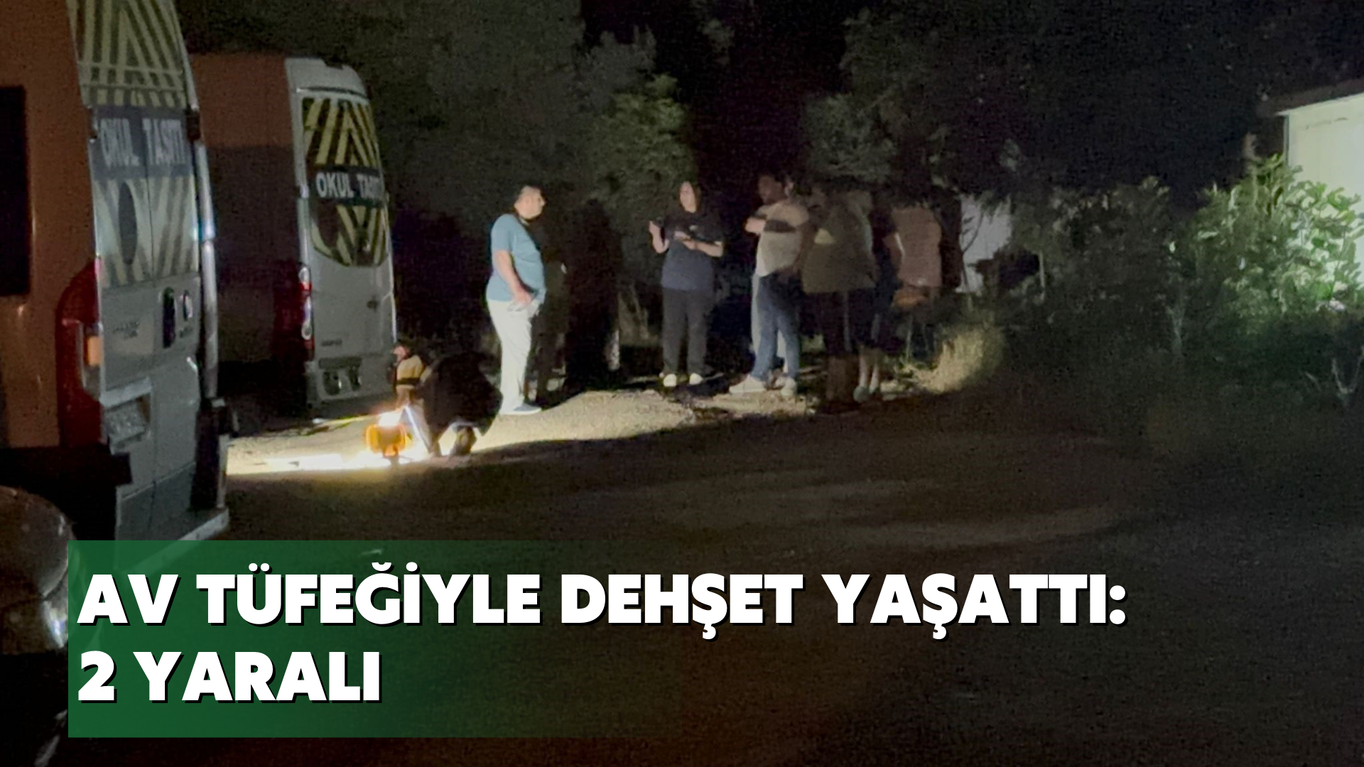Av tüfeğiyle dehşet yaşattı: 2 yaralı