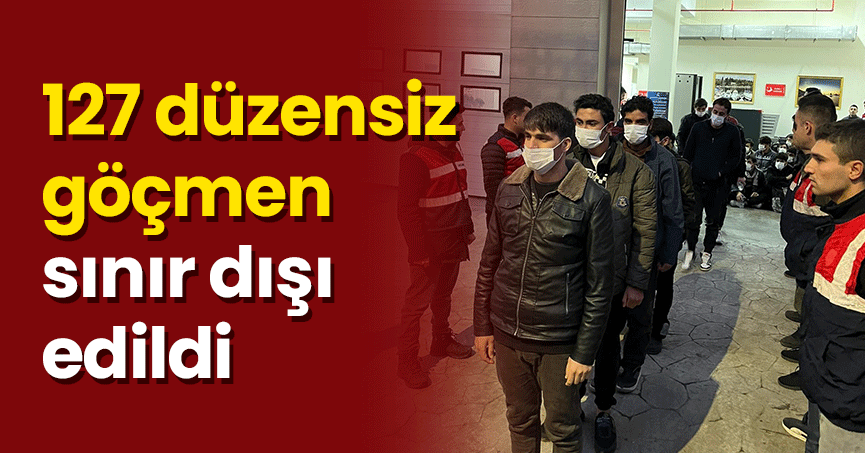 Kocaeli'de 127 düzensiz göçmen sınır dışı edildi