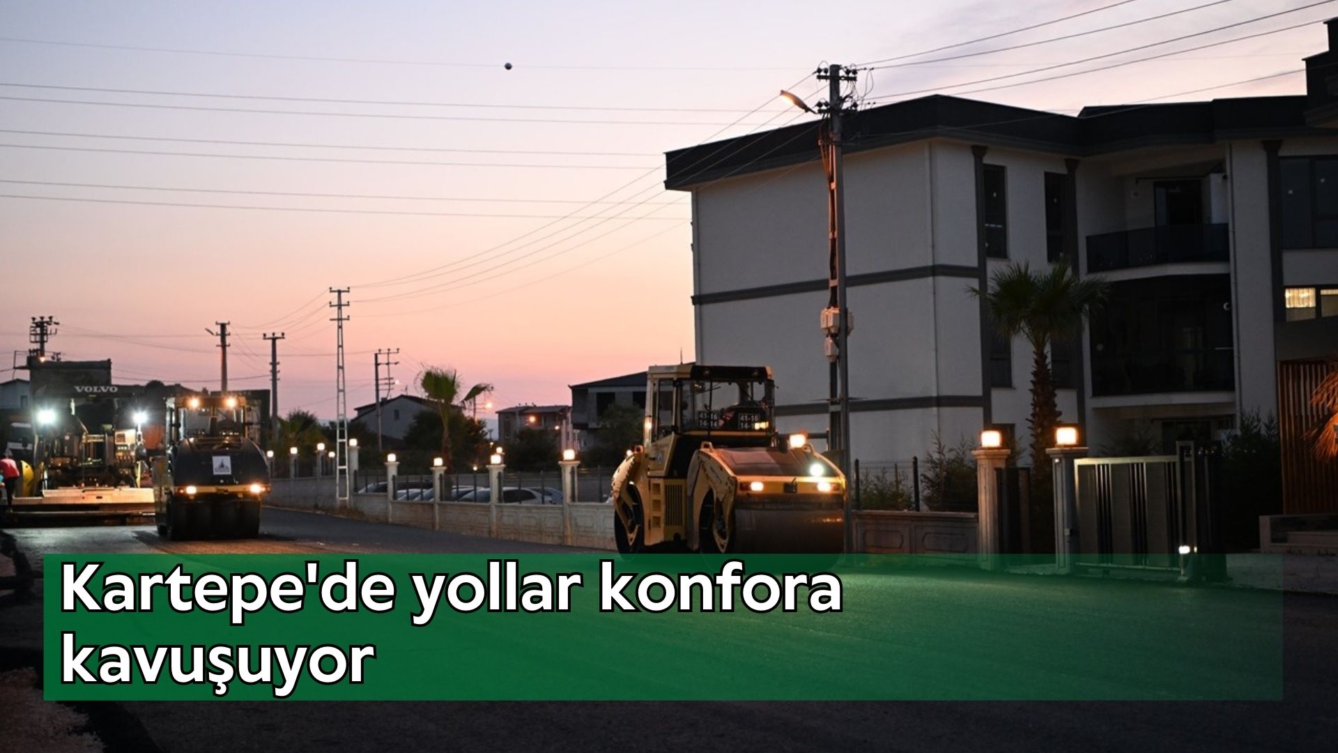Kartepe'de yollar konfora kavuşuyor