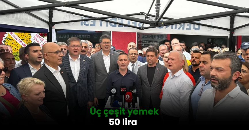 Üç çeşit yemek 50 lira: Derince Kent Lokantası hizmete açıldı