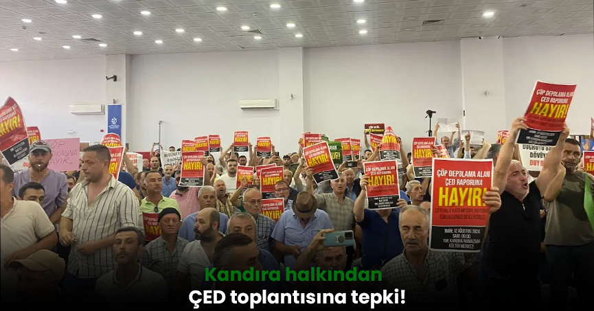 Kandıra halkından ÇED toplantısına tepki!