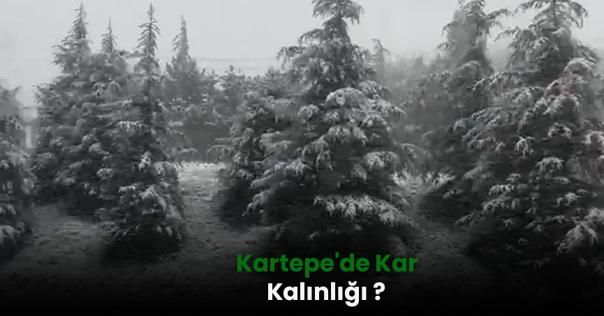 Kartepe'de Kar Kalınlığı ?