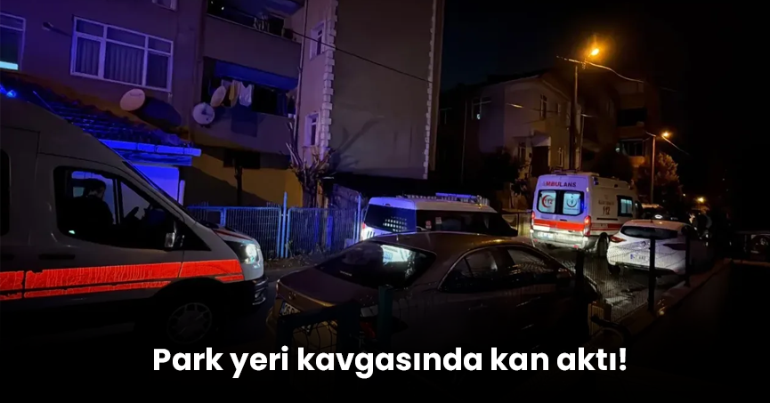 Park yeri kavgasında kan aktı!