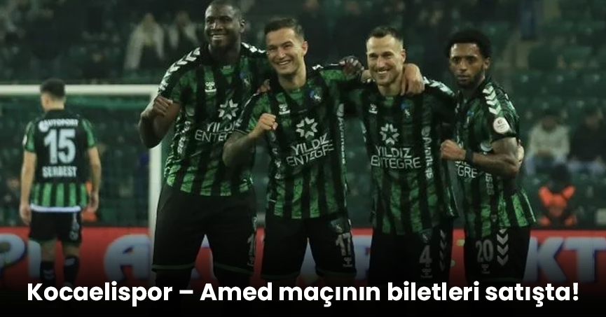 Kocaelispor – Amed maçının biletleri satışta!