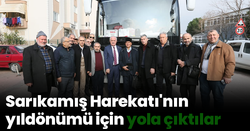 Sarıkamış Harekatı'nın yıldönümü için yola çıktılar