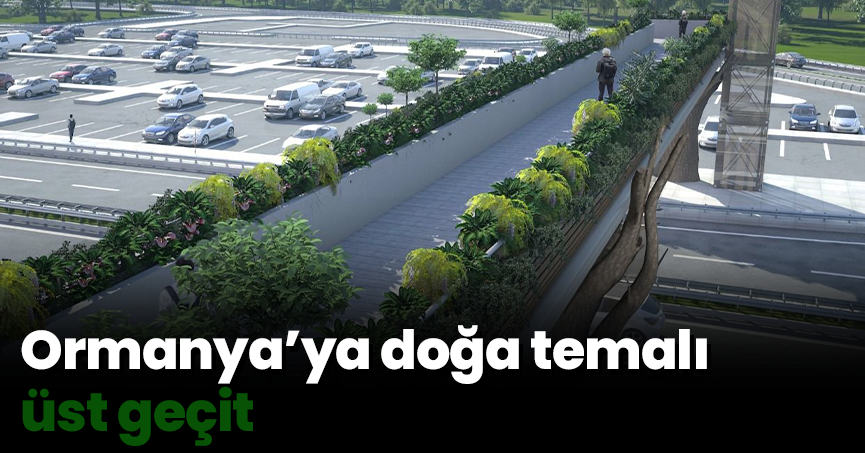 Ormanya’ya doğa temalı üst geçit