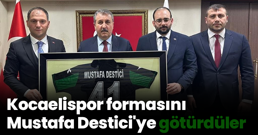 Kocaelispor formasını Mustafa Destici'ye götürdüler