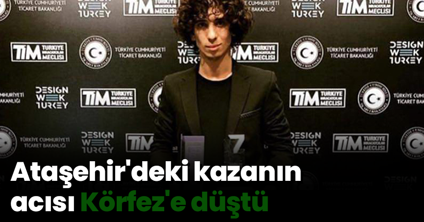 Ataşehir'deki kazanın acısı Körfez'e düştü 