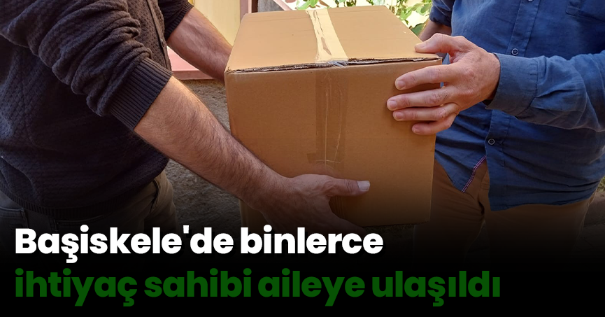 Başiskele'de binlerce ihtiyaç sahibi aileye ulaşıldı