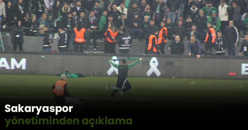 Sakaryaspor yönetiminden açıklama