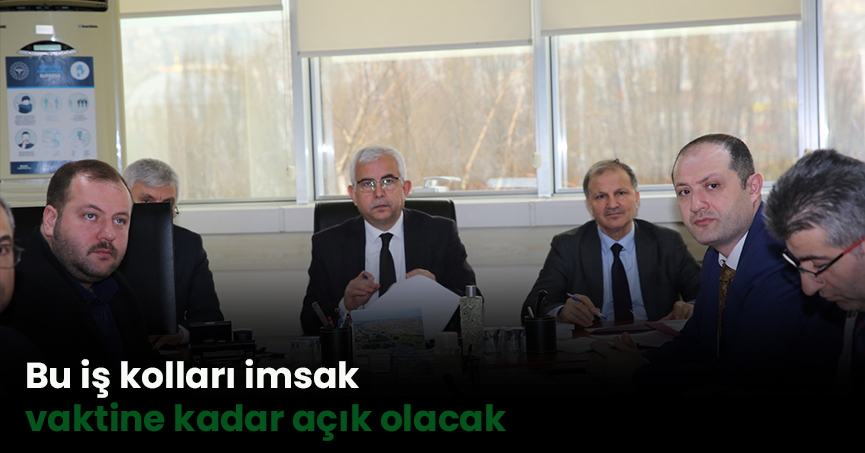 Bu iş kolları imsak vaktine kadar açık olacak