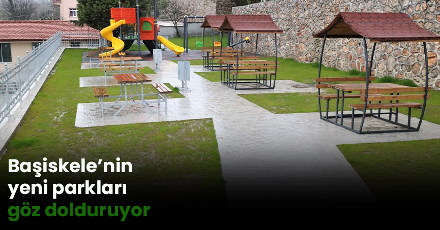 Başiskele’nin yeni parkları göz dolduruyor