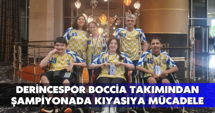 Derincespor Boccia Takımından şampiyonada kıyasıya mücadele