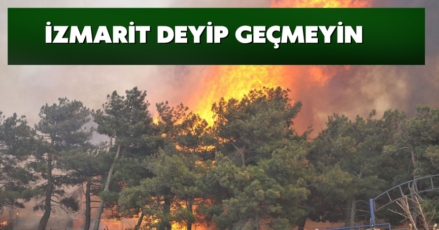 İzmarit deyip geçmeyin