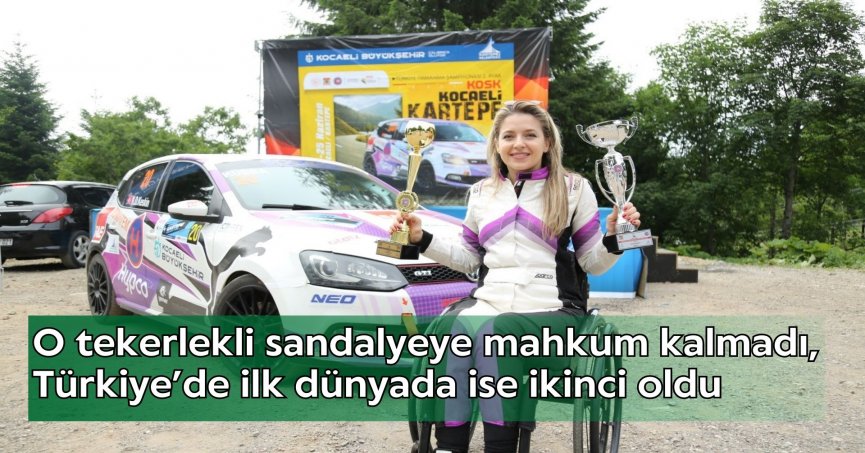 O tekerlekli sandalyeye mahkum kalmadı, Türkiye’de ilk dünyada ise ikinci oldu