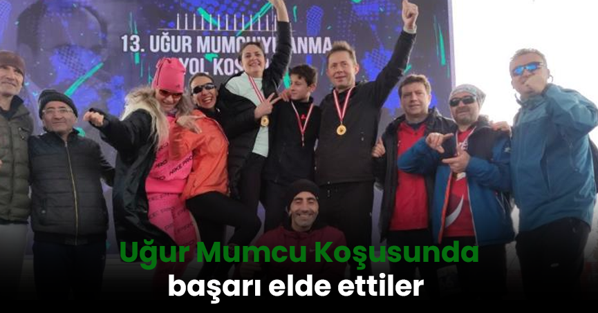 Uğur Mumcu Koşusunda başarı elde ettiler