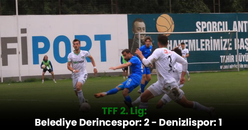TFF 2. Lig: Belediye Derincespor: 2 - Denizlispor: 1