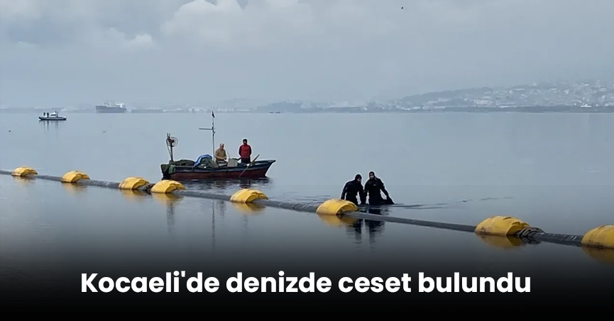 Kocaeli İzmit'te denizde ceset bulundu