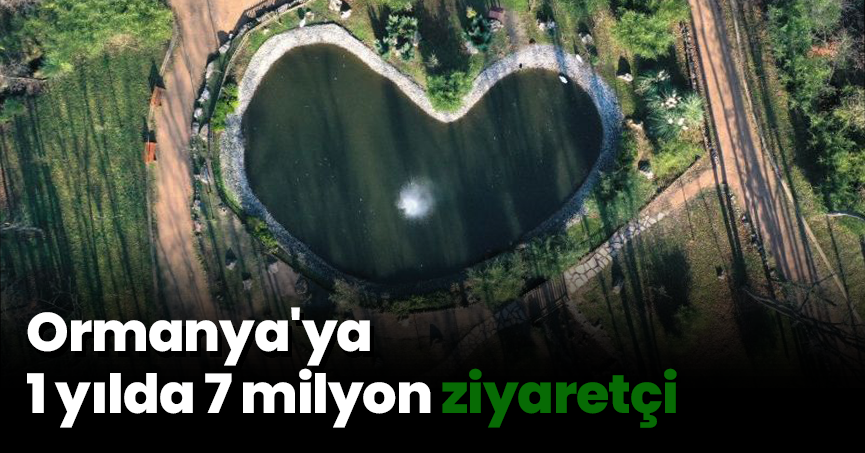 Ormanya'ya 1 yılda 7 milyon ziyaretçi