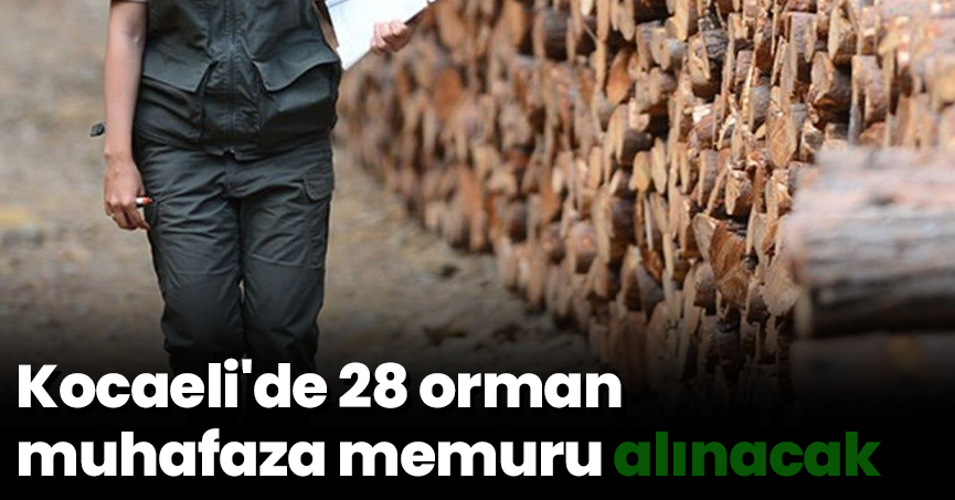 Kocaeli'de 28 orman muhafaza memuru alınacak