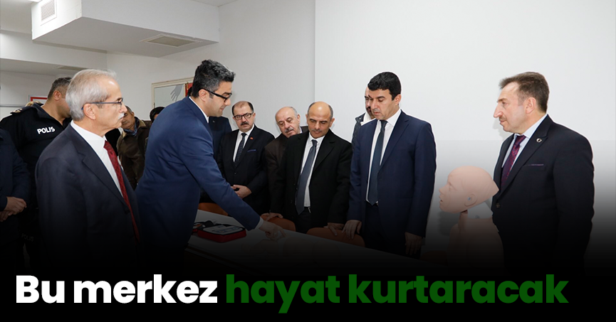 Bu merkez hayat kurtaracak