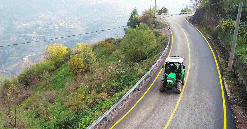 Servetiye Camii Köyü - Kirazpınar ile Yuvacık Hacıhaliller köy yolu asfaltlandı