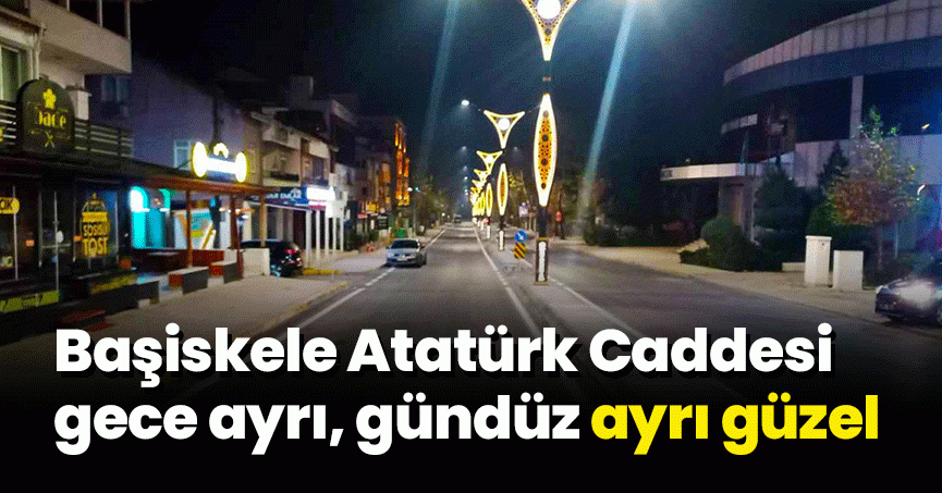 Başiskele Atatürk Caddesi gece ayrı, gündüz ayrı güzel