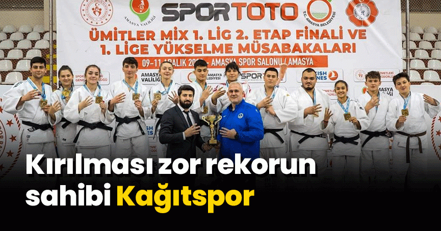 Kırılması zor rekorun sahibi Kağıtspor