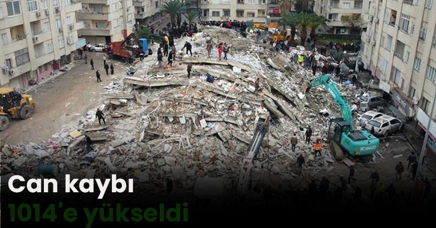 Depremin bilançosu her geçen saniye ağırlaşıyor! Can kaybı 1014'e yükseldi