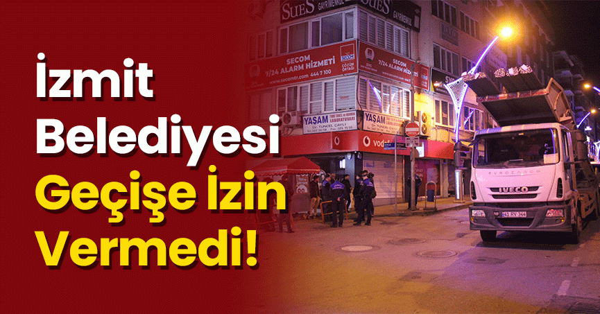 Vakıf İş Hanı ve İzmit Belediyesi'nin yol polemiği